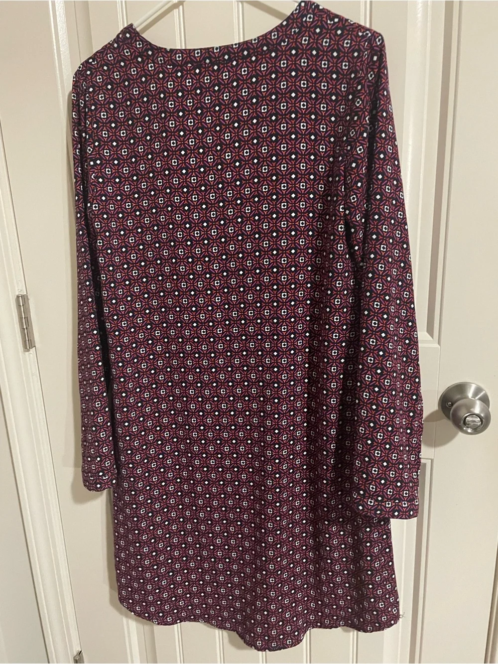 Merona Plum button down Mini Shift Dress - Picture 5 of 5